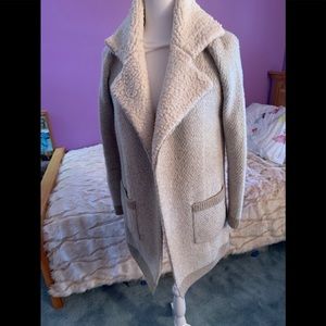 Anthropologie, Sleeping In Snow Beige Cardigan